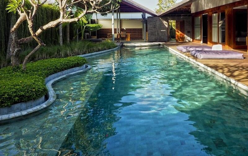 Balinese Pool Tiles (1) Bali Stone Tile, Green Sukabumi Stone, Bali